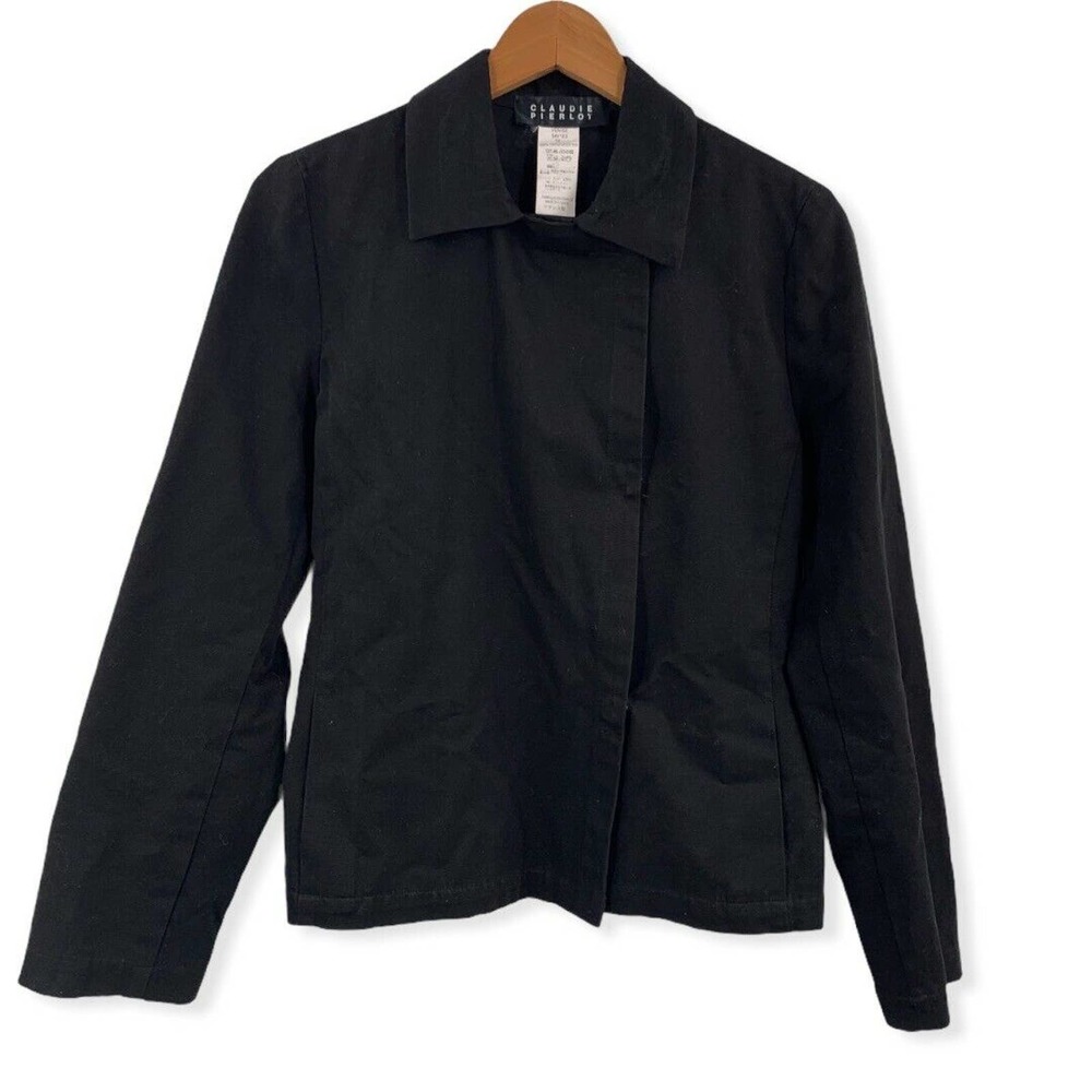Claudie Pierlot Black‎ Twill Jacket Size 6
